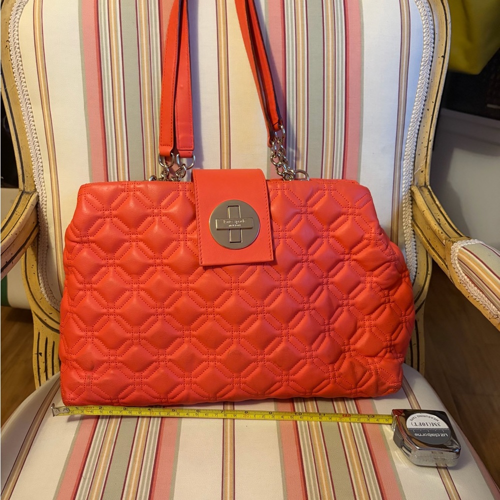 Kate Spade Quilted Red Shoulder Bag